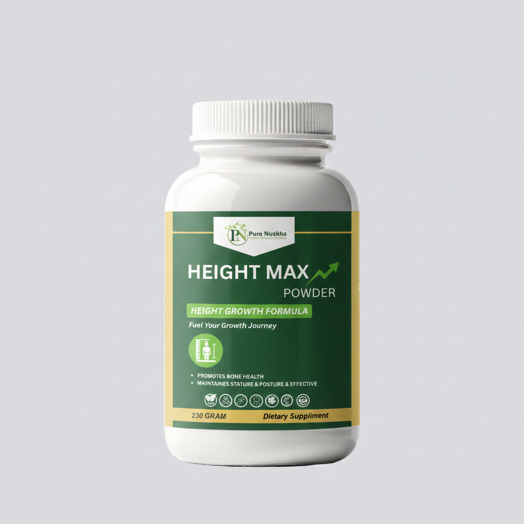 Pure Nuskha Height Max herbal powder, 180g pack